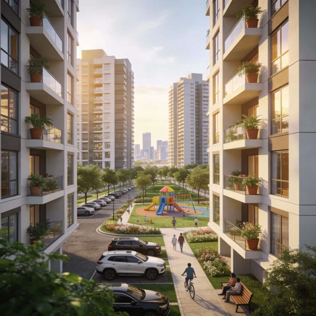2 BHK price in Wakad across modern residential apartment projects